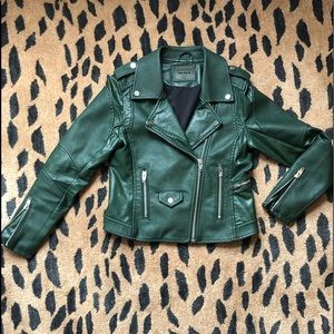 BLANKNYC faux leather moto jacket